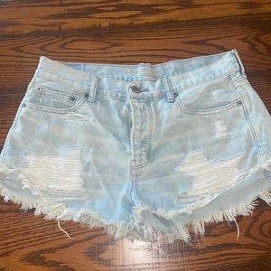 American eagle jean shorts
